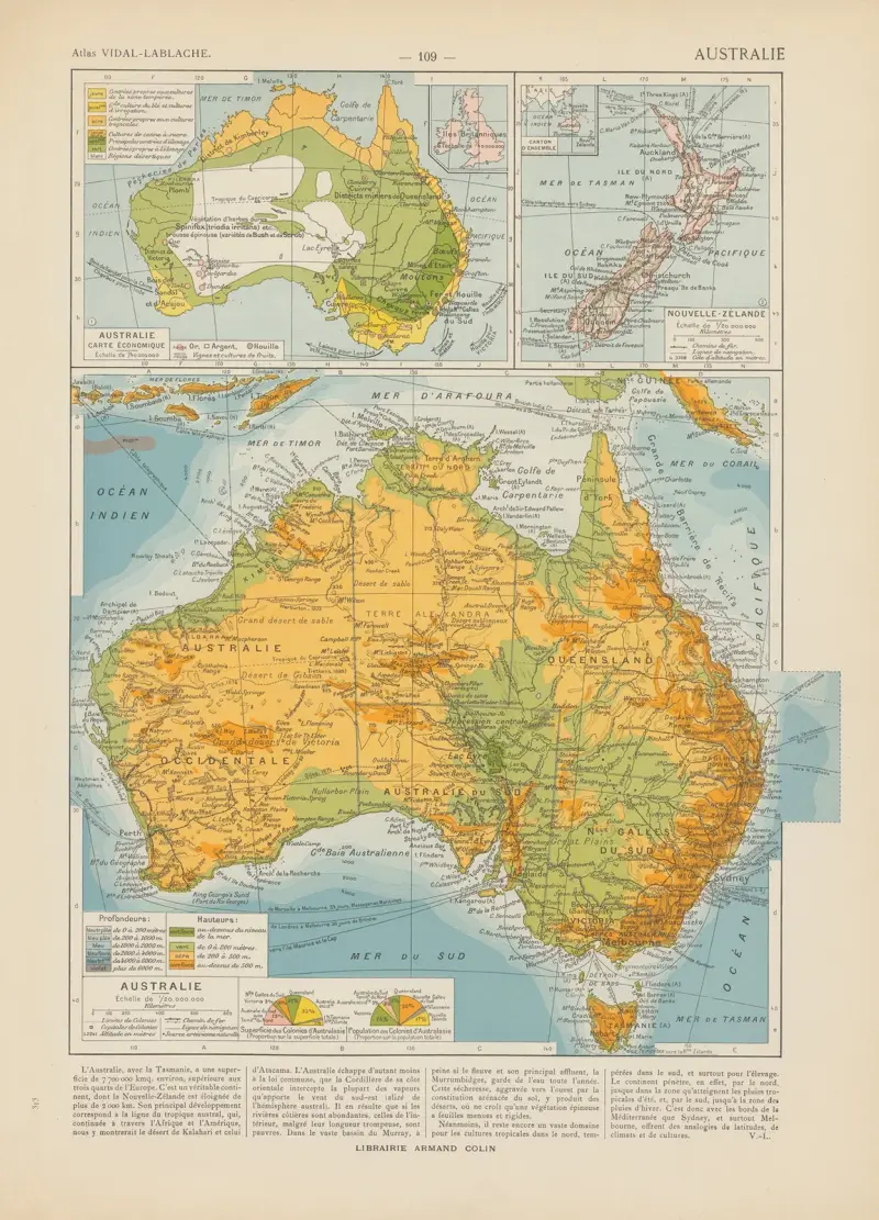 Australien av Paul Vidal de La Blache
