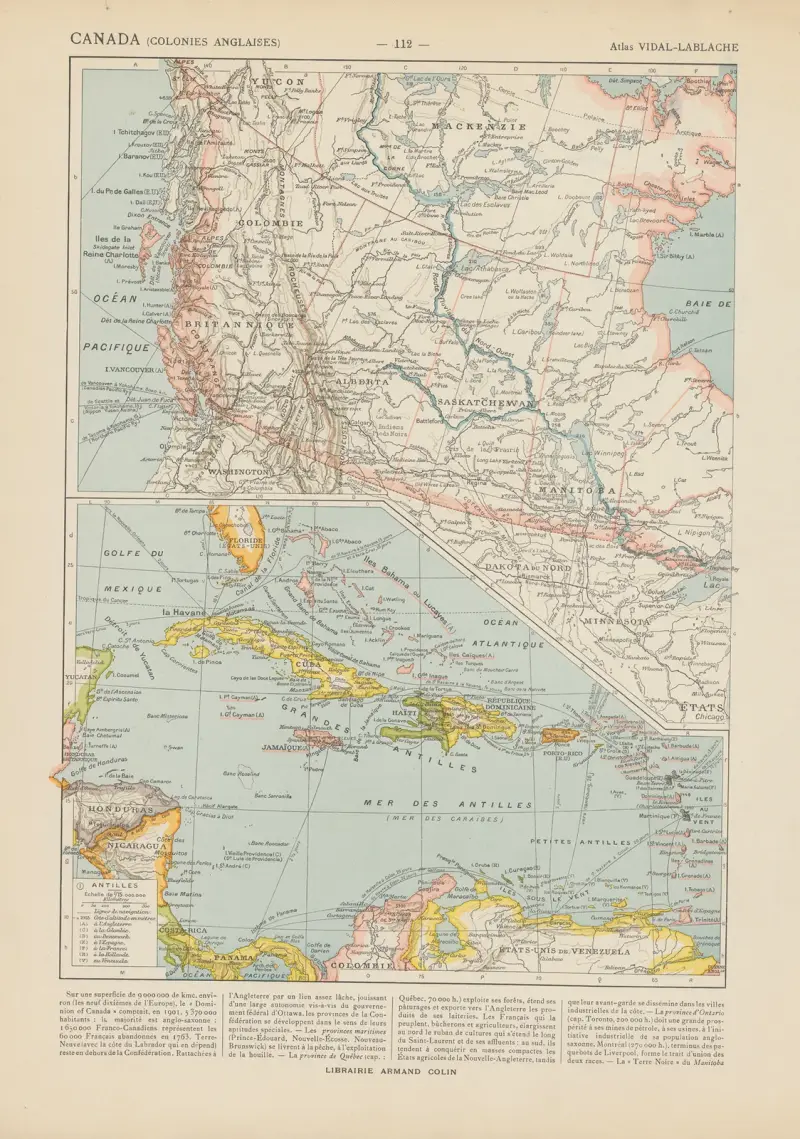 Kanada, 1913 – Nr. 1 von Paul Vidal de La Blache