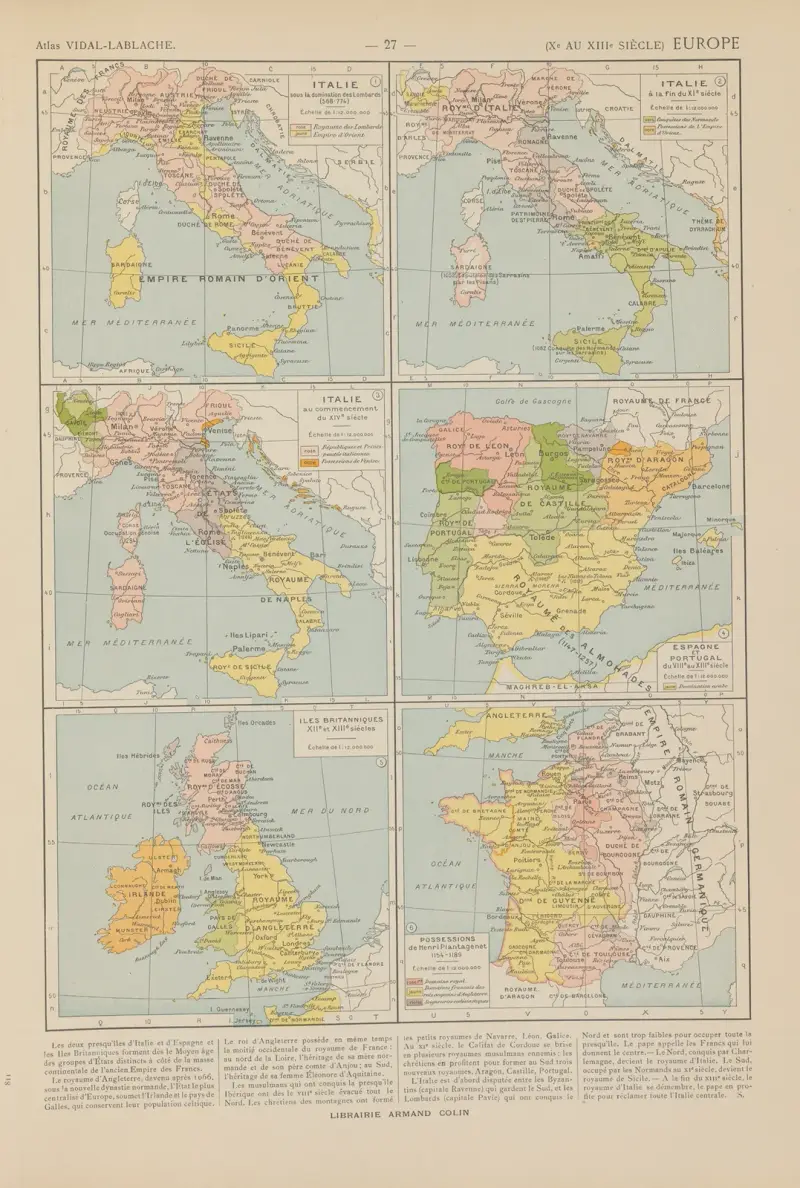 Europa, 1913 – nr 4, Paul Vidal de La Blache