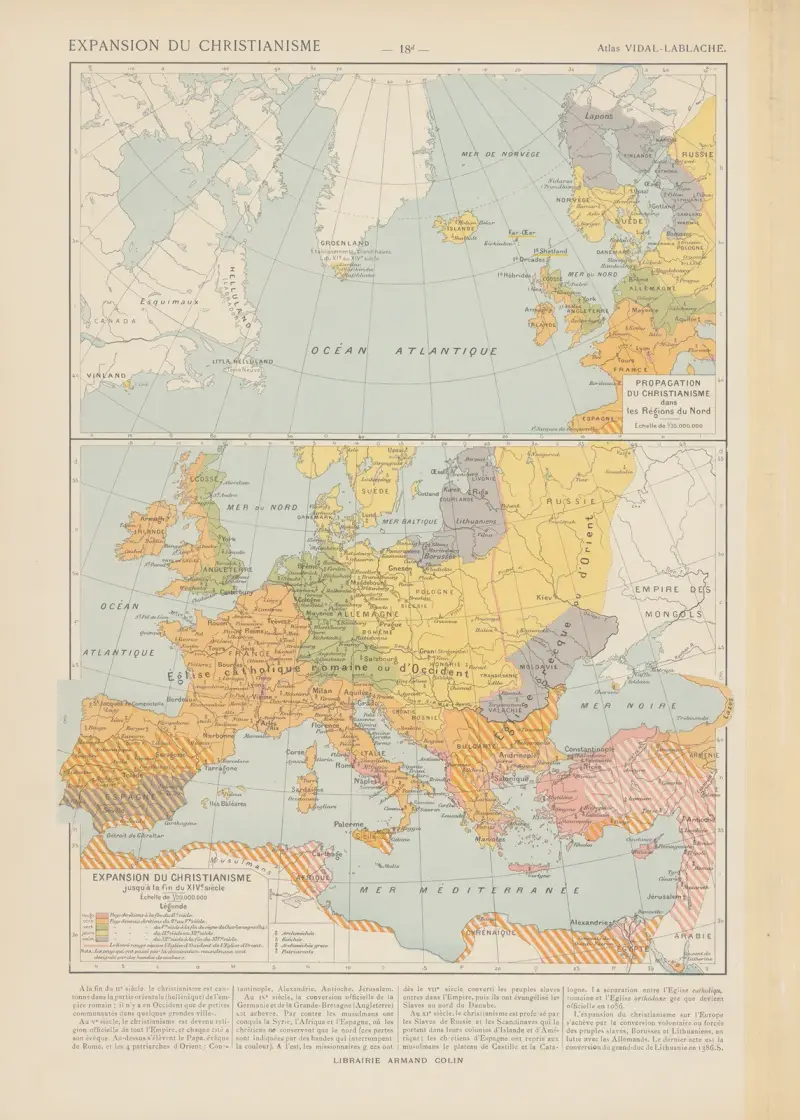 Kristendomens expansion av Paul Vidal de La Blache
