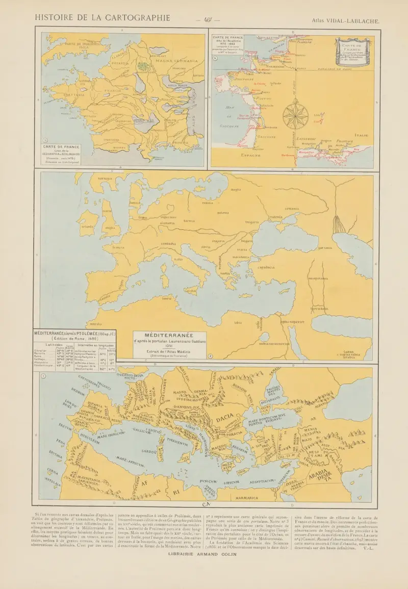 Historia kartografii, Paul Vidal de La Blache