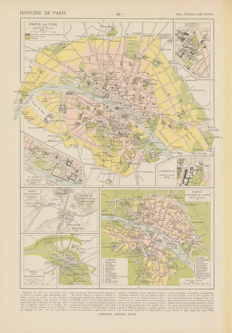 Geschichte von Paris, 1913 – Nr. 1 von Paul Vidal de La Blache