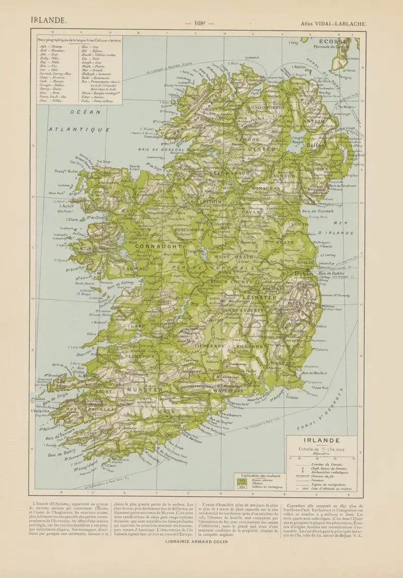 Irland av Paul Vidal de La Blache