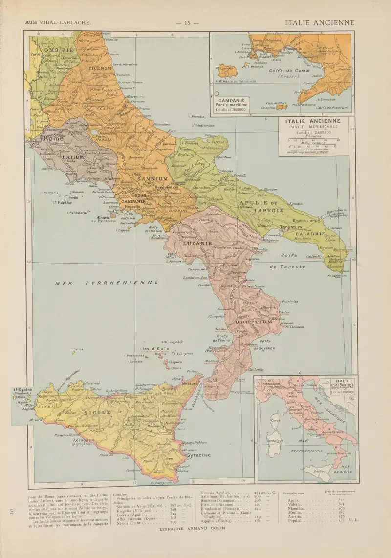 Das alte Italien, 1913 – Nr. 2 von Paul Vidal de La Blache