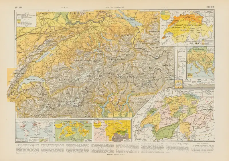 Suisse, Paul Vidal de La Blache
