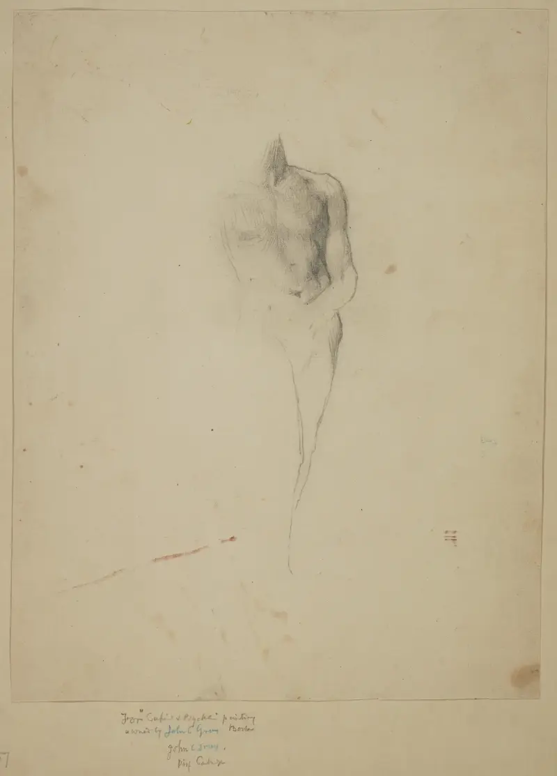 Amor; studie efter 'Amor och Psyche' av John La Farge
