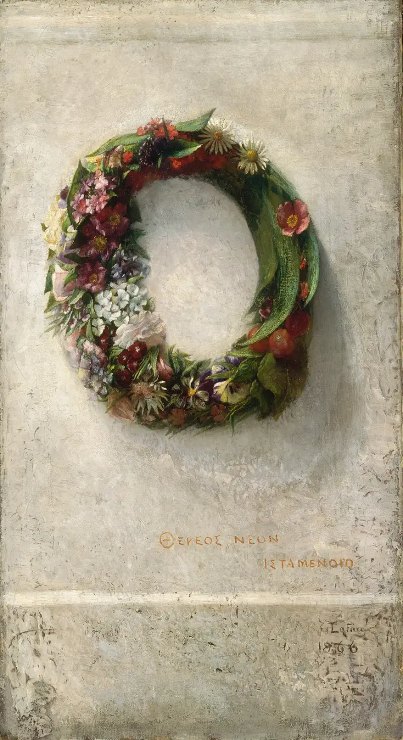 Wreath of Flowers av John La Farge