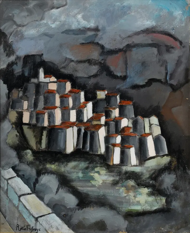 Francuskie miasteczko na wzgórzu, Roger de La Fresnaye