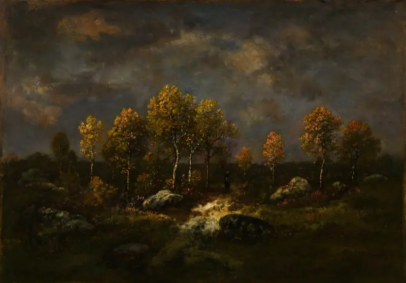 Gewitterhimmel von Narcisse-Virgile Diaz de La Peña