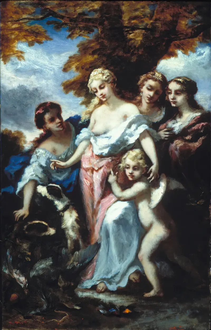Diana efter jakten av Narcisse-Virgile Diaz de La Peña