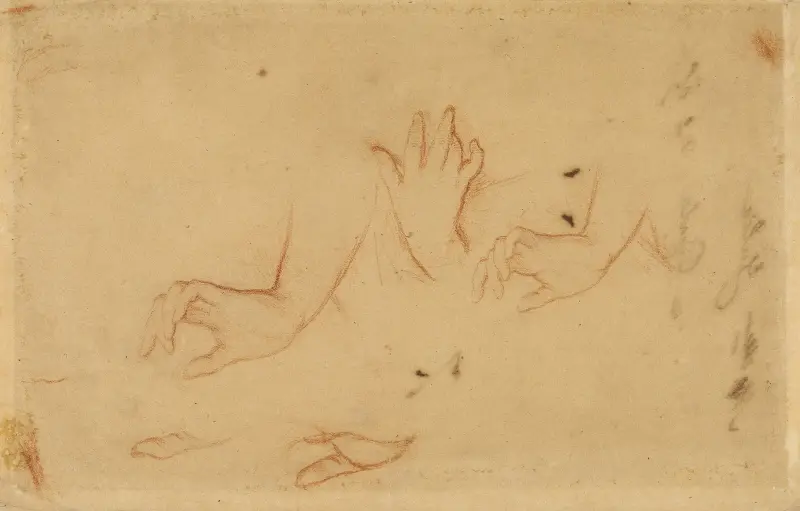 Etude de mains von Narcisse-Virgile Diaz de La Peña