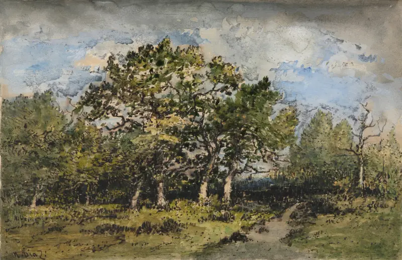 Landskap av Narcisse-Virgile Diaz de La Peña