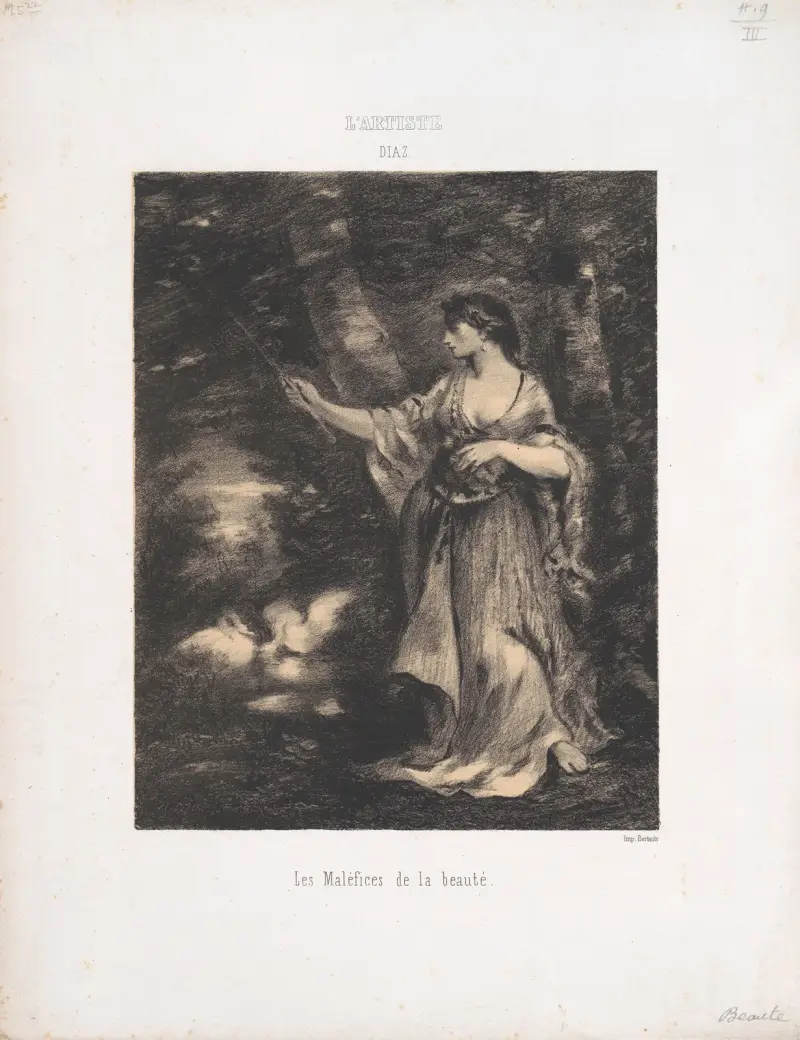 Les Maléfices de la Beauté von Narcisse-Virgile Diaz de La Peña