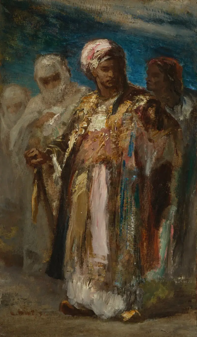 Männer in orientalischen Gewändern von Narcisse-Virgile Diaz de La Peña