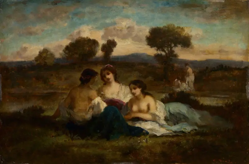 Die Badenden von Narcisse-Virgile Diaz de La Peña