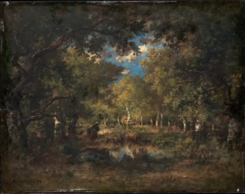 Fontainebleauskogen av Narcisse-Virgile Diaz de La Peña