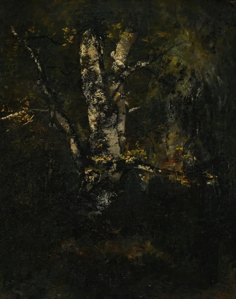 Alte Buchenstämme von Narcisse-Virgile Diaz de La Peña