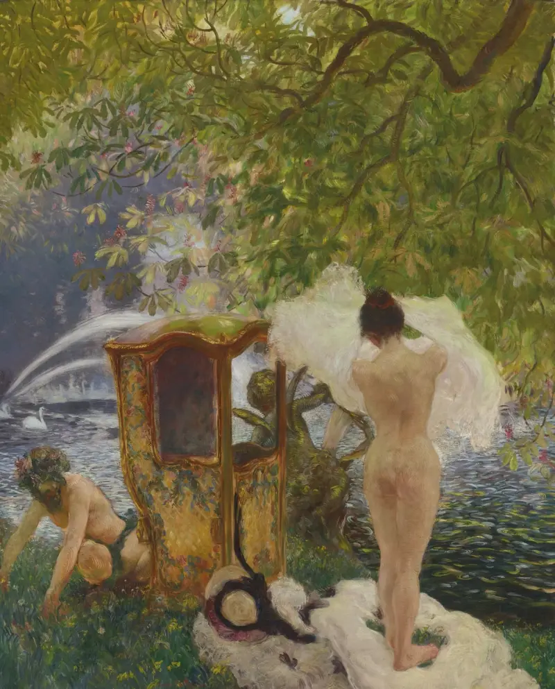 Koupel (Cudná Zuzana), Gaston La Touche