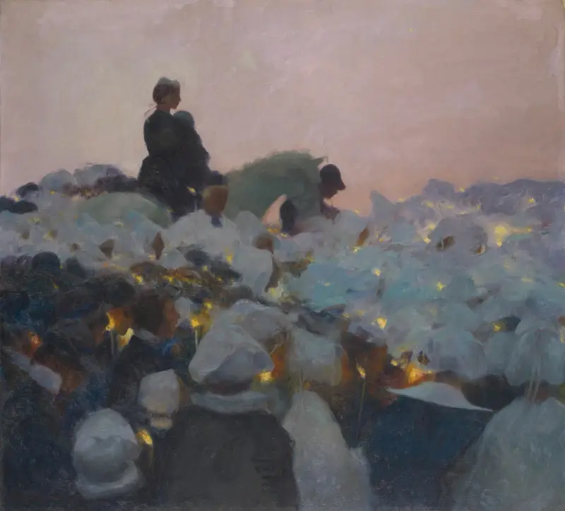Odpuszczenie w Bretanii, Gaston La Touche