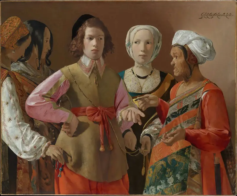 Spåkvinna av Georges de La Tour