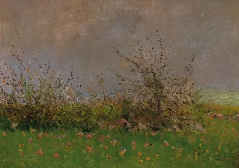 En blomsteräng av Ladislav Mednyánszky