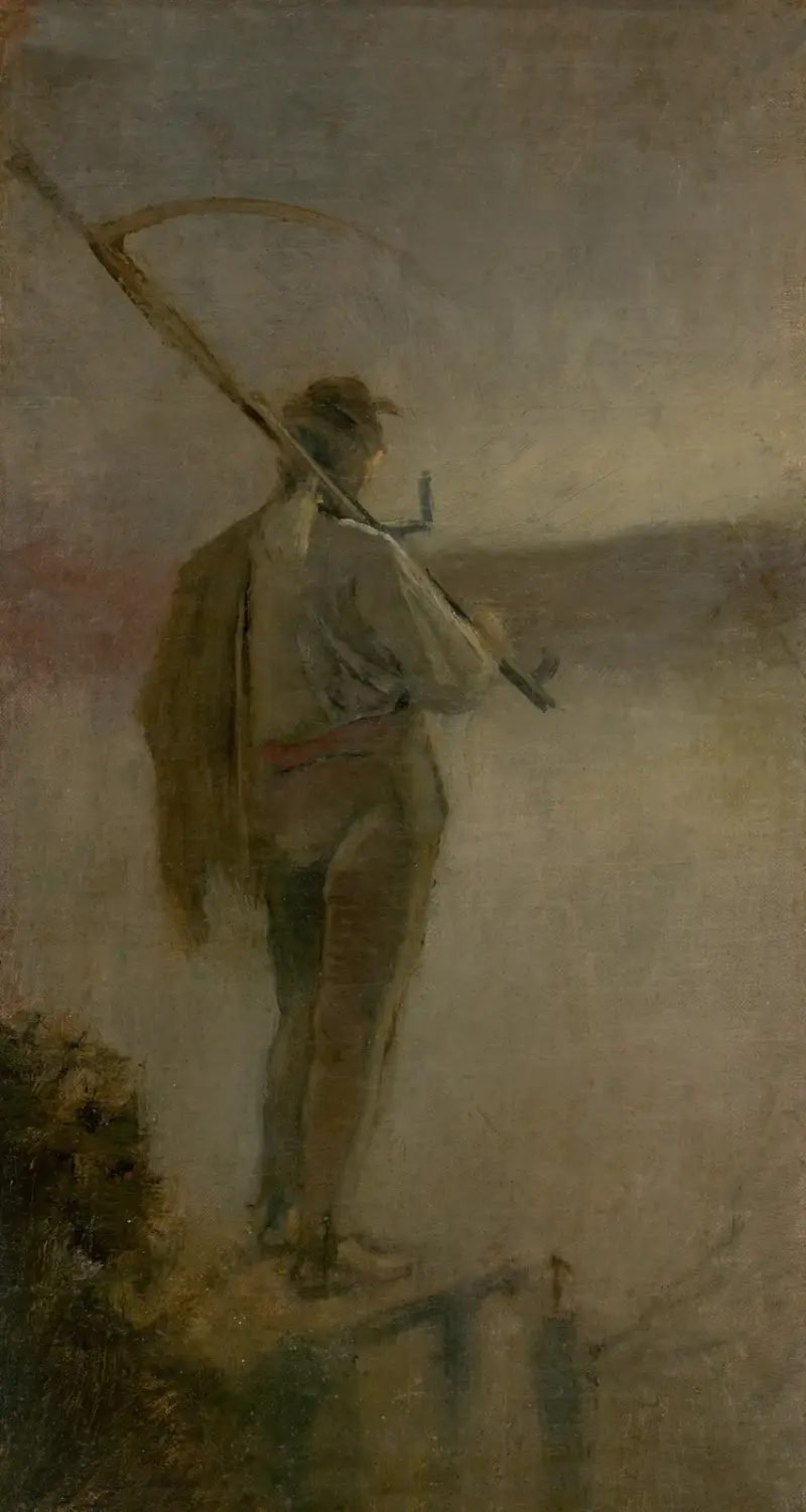 Präst vid floden av Ladislav Mednyánszky