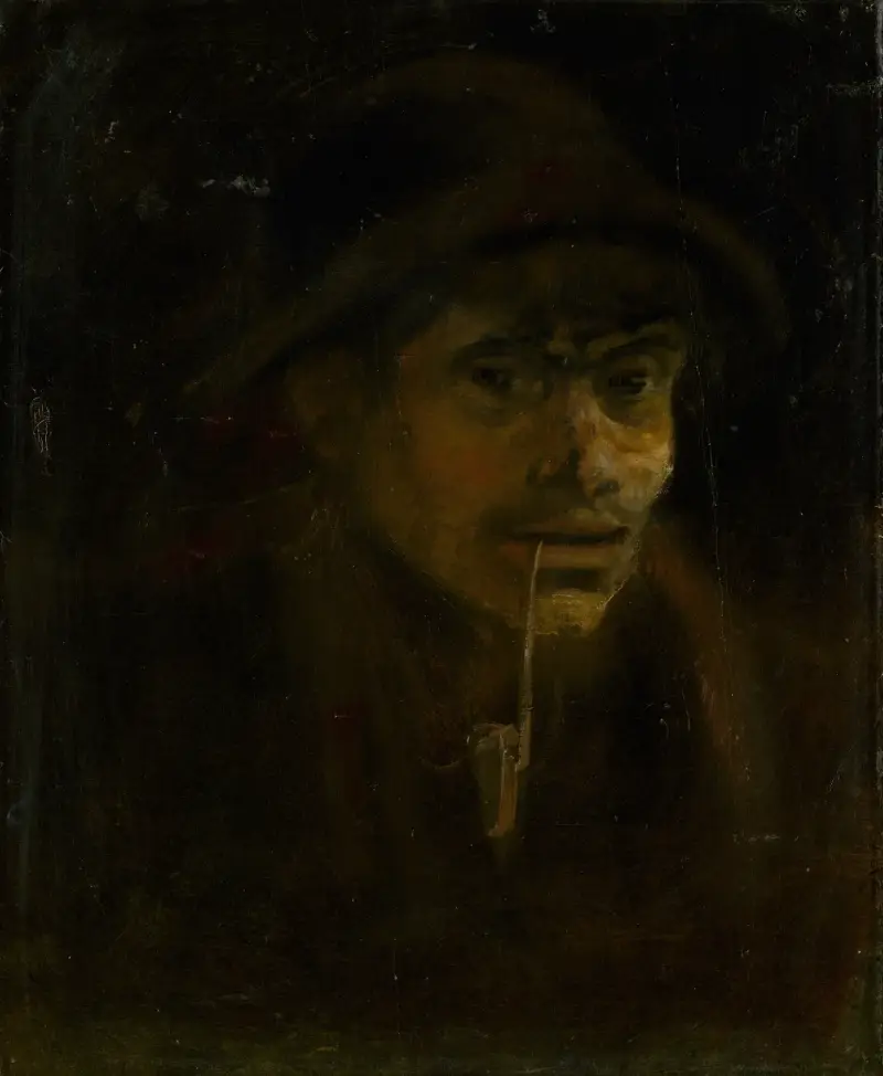 Tramp with a Pipe av Ladislav Mednyánszky