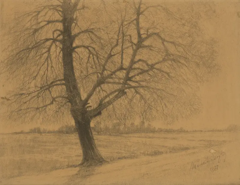 Tree av Ladislav Mednyánszky