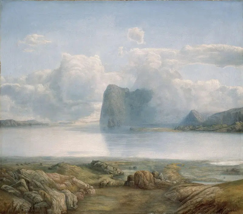 Island Borgøya av Lars Hertervig