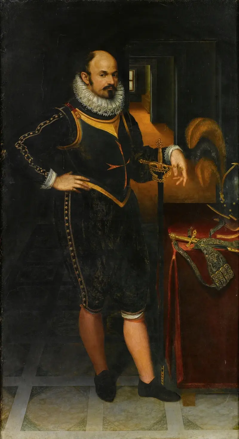 Ritratto Di Gentiluomo In Arme av Lavinia Fontana