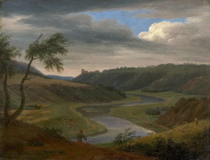 Landschaft an der Maas bei Aiglemon von Elisabeth Louise Vigée Le Brun