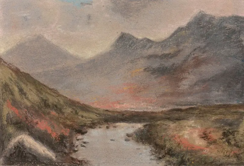Bergslandskap av Elisabeth Louise Vigée Le Brun