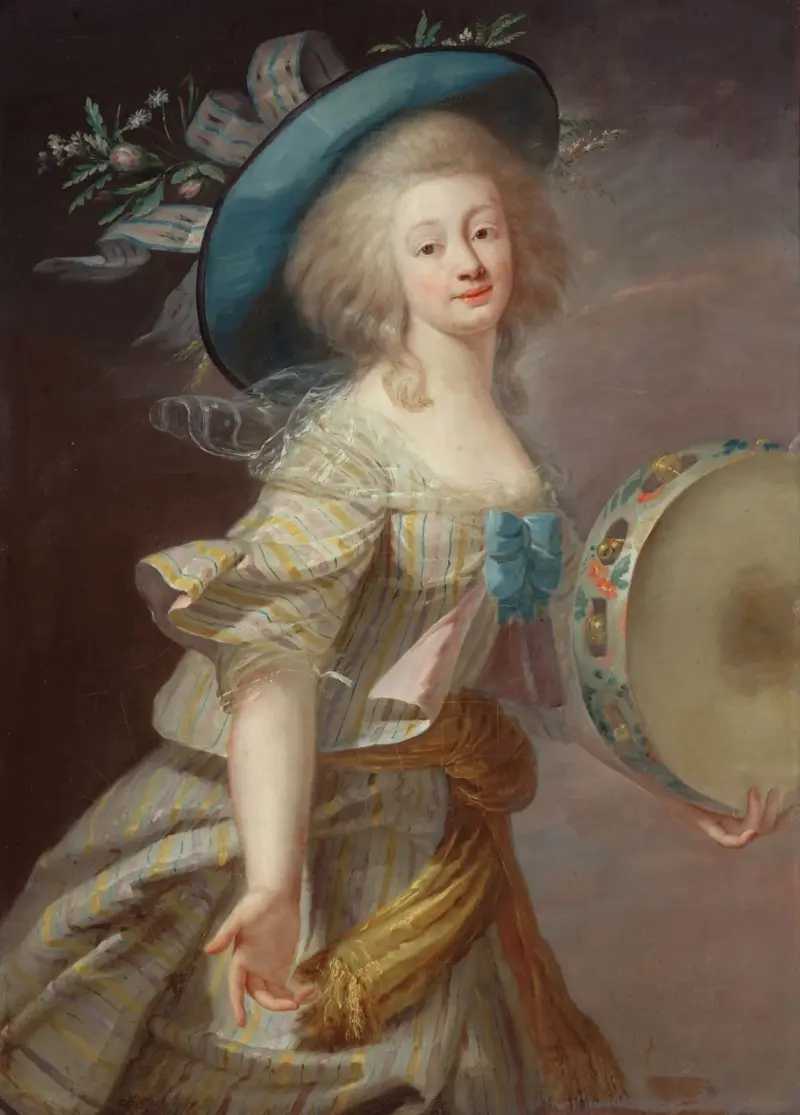 Porträtt av en dansös av Elisabeth Louise Vigée Le Brun