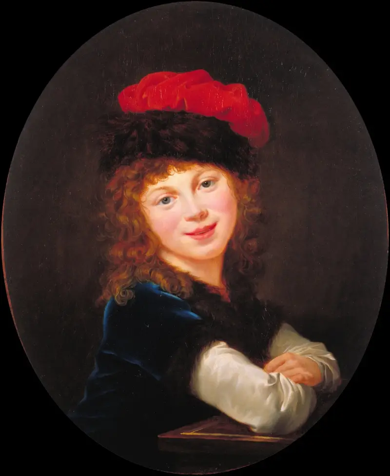 Portrait of a Girl (from 1788 until 1790) av Elisabeth Louise Vigée Le Brun
