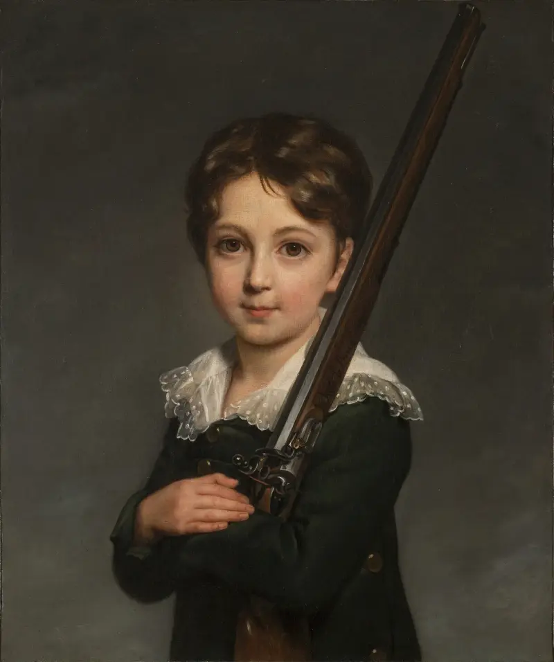 Portrait of a young boy av Elisabeth Louise Vigée Le Brun