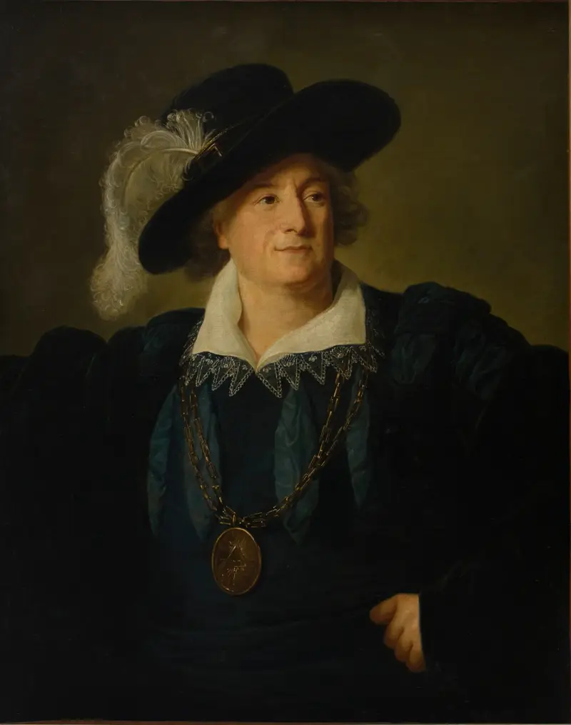 Porträtt av Stanislaus Augustus Poniatowski (1732–1798) klädd som Henrik IV av Elisabeth Louise Vigée Le Brun