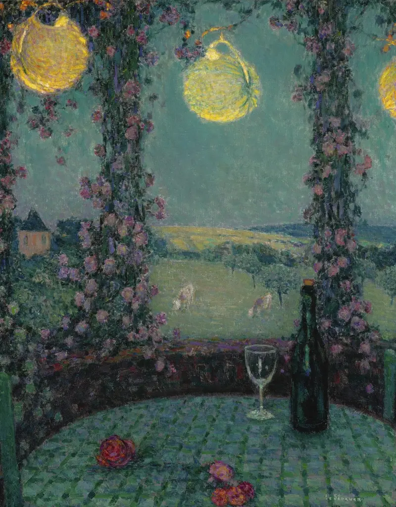 La Gloriette, Gerberoy av Henri Le Sidaner
