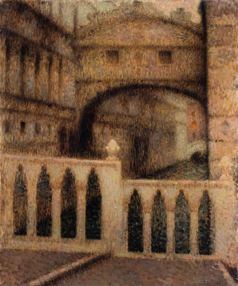 Le pont des Soupirs, 1906 av Henri Le Sidaner