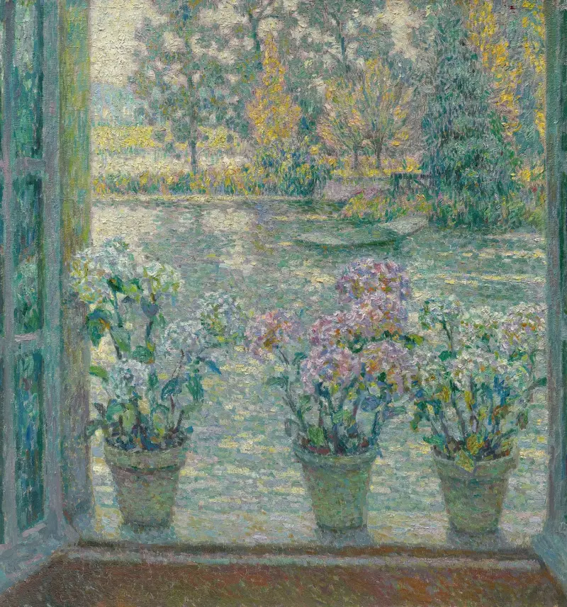 Hortensien von Henri Le Sidaner