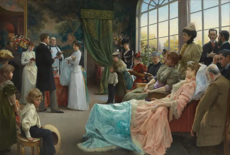 Křest, Julius Leblanc Stewart