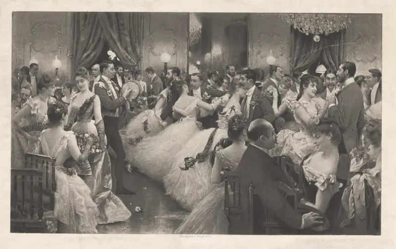Der Jagdball von Julius Leblanc Stewart