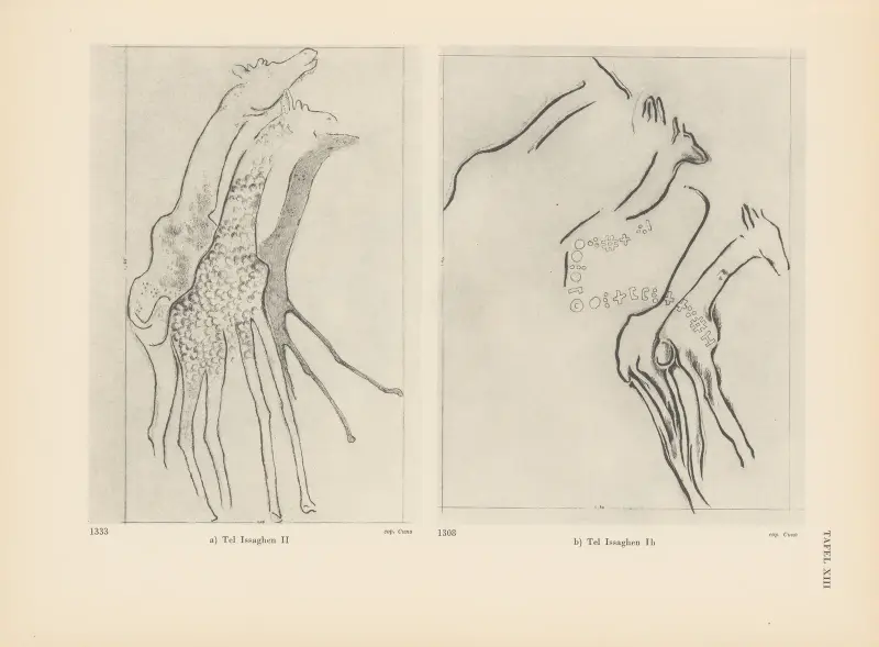 Ekade Ektab die Felsbilder Fezzans Pl.17 av Leo Frobenius