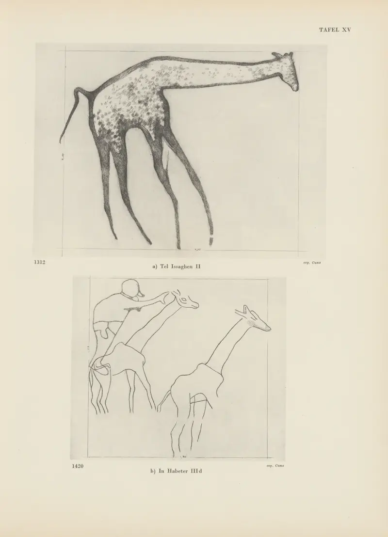Ekade Ektab die Felsbilder Fezzans Pl.19 av Leo Frobenius