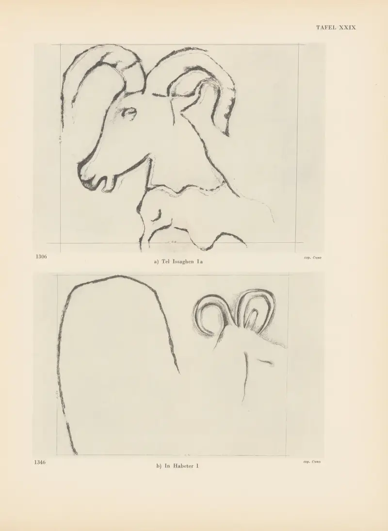 Ekade Ektab die Felsbilder Fezzans Pl.31 av Leo Frobenius