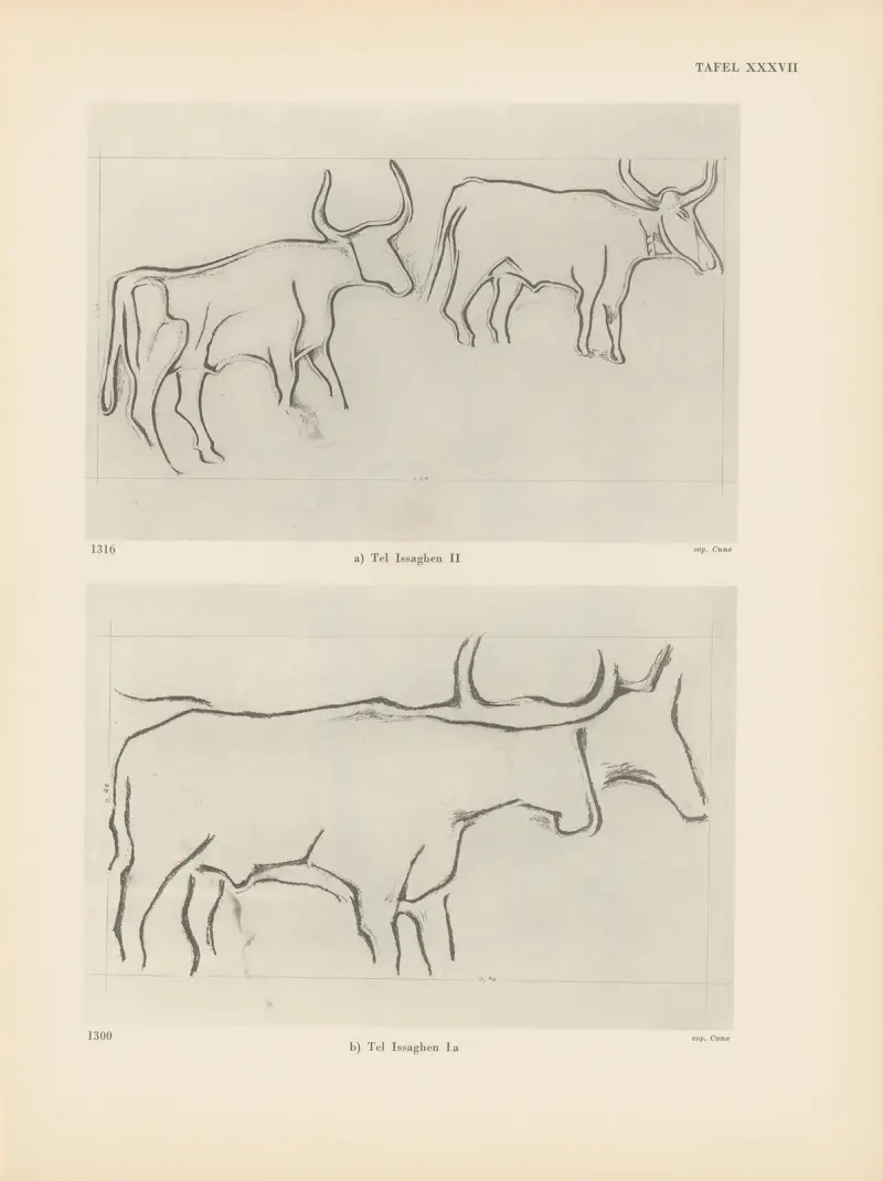 Ekade Ektab die Felsbilder Fezzans Pl.36 av Leo Frobenius