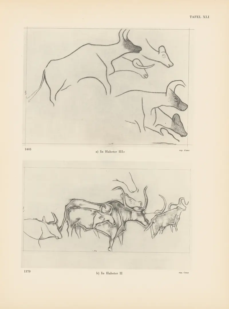Ekade Ektab die Felsbilder Fezzans Pl.39 av Leo Frobenius