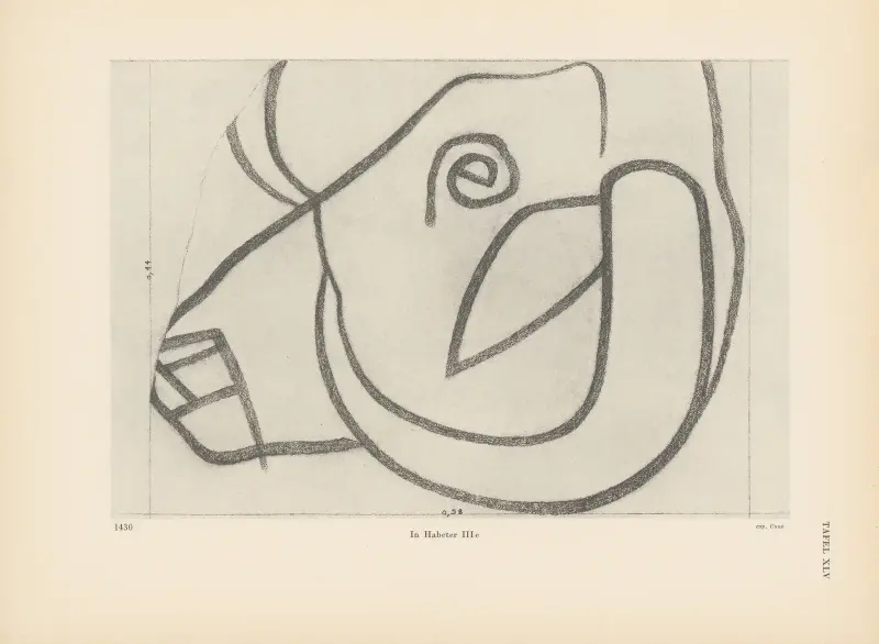 Ekade Ektab die Felsbilder Fezzans Pl.43 av Leo Frobenius
