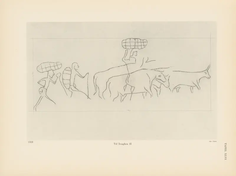 Ekade Ektab die Felsbilder Fezzans Pl.44 av Leo Frobenius