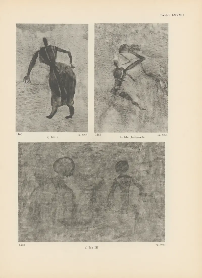 Ekade Ektab die Felsbilder Fezzans Pl.74 av Leo Frobenius