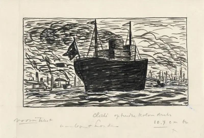 Ankomst till London av Leo Gestel
